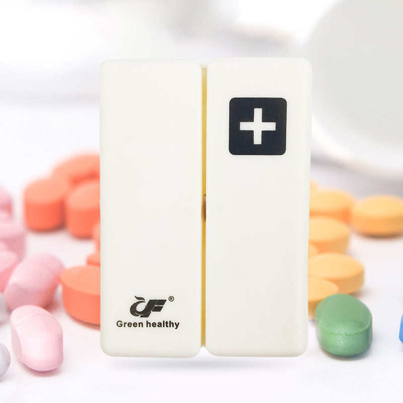 Portable Magnetic Pill Box With 7 Compartments