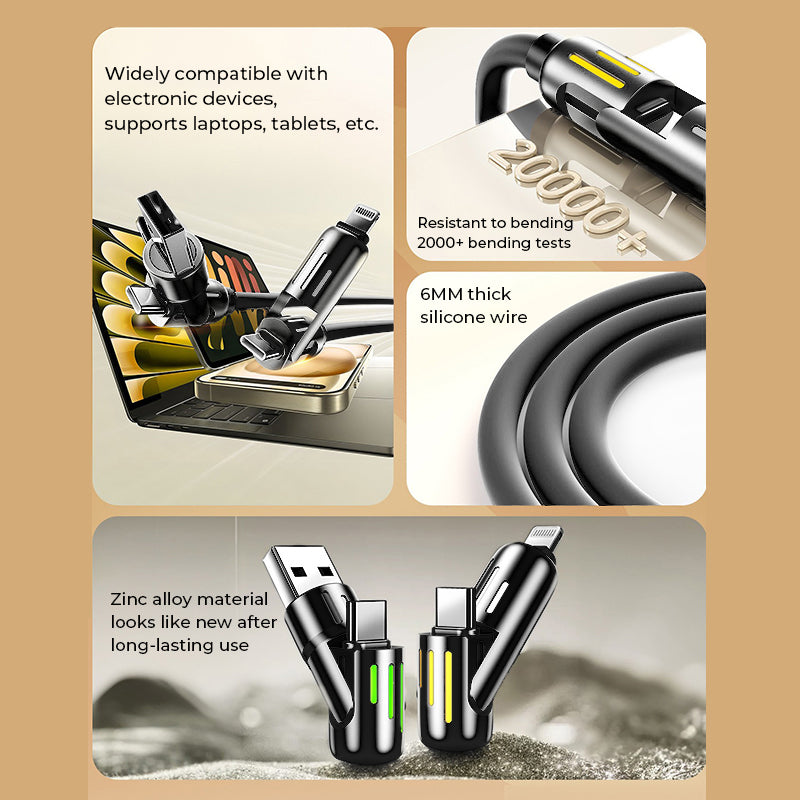 【One Month Pre Sale】240W 4-in-1 USB C Cable