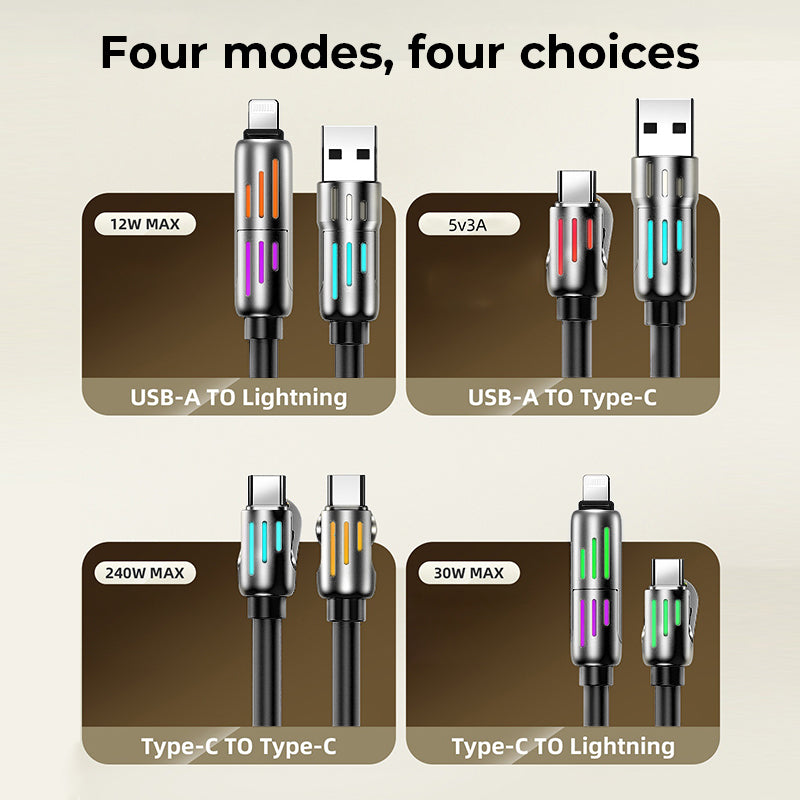 【One Month Pre Sale】240W 4-in-1 USB C Cable