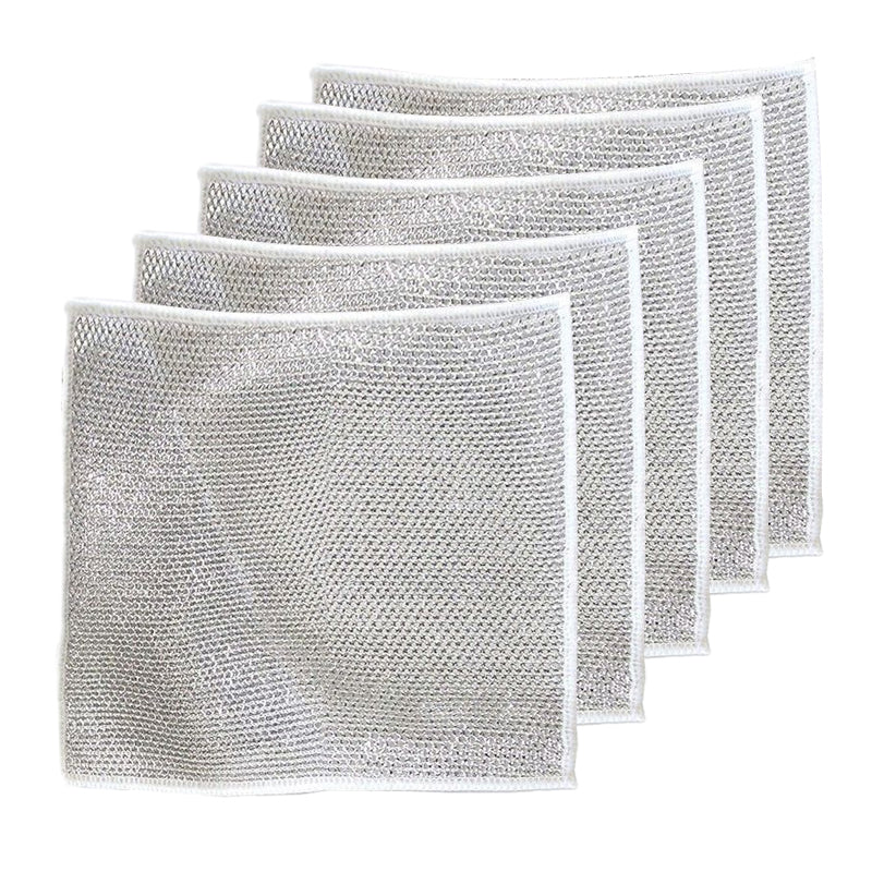 Multipurpose Wire Dishwashing Rags for Wet and Dry(3 PCS)