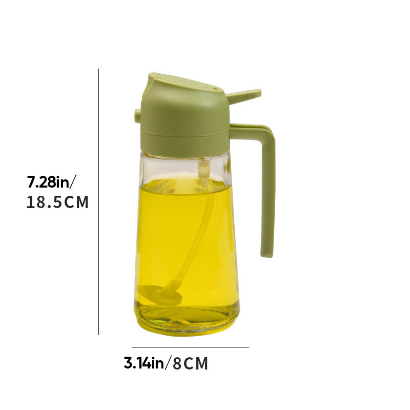 2-in-1 Glass Oil Sprayer and Dispenser