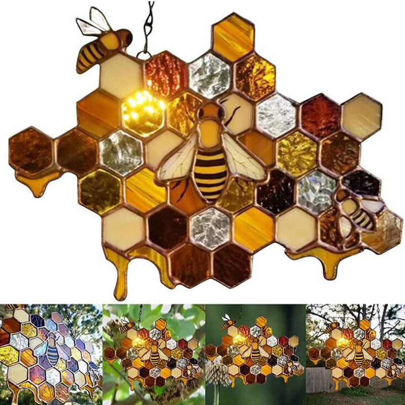 Bee-shaped Door Plate Ornament