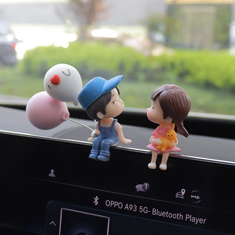 Cute Couple Car Ornament