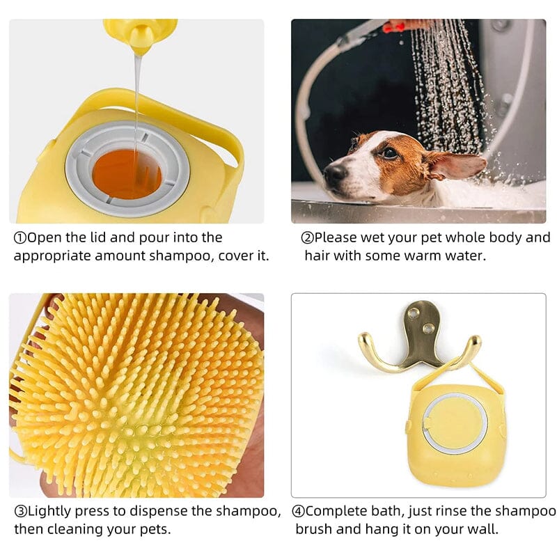 Pet Bath Massage Brush