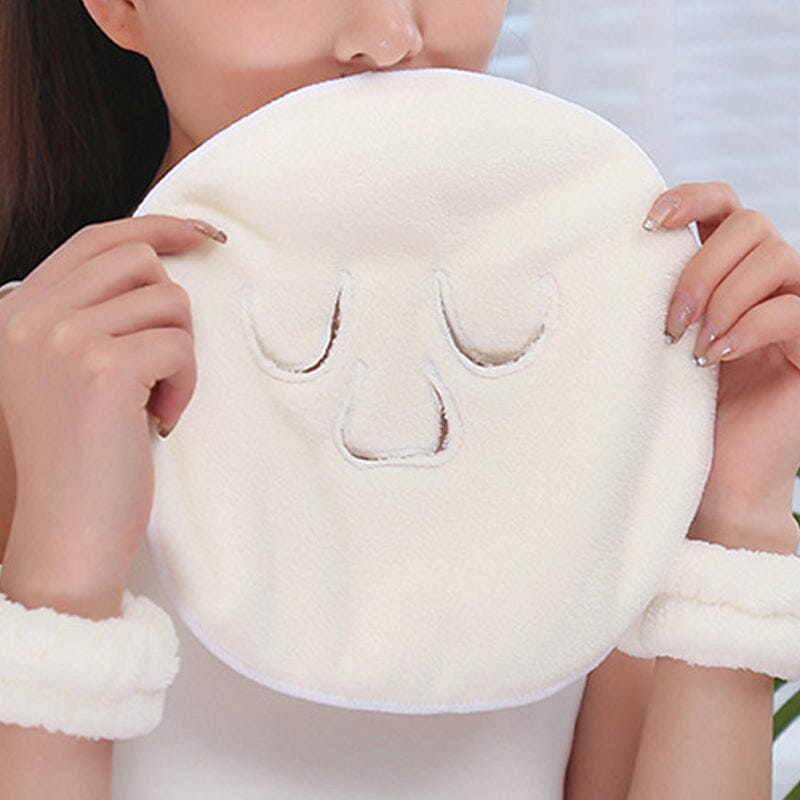 Thickened Coral Velvet Moisturizing Face Towel