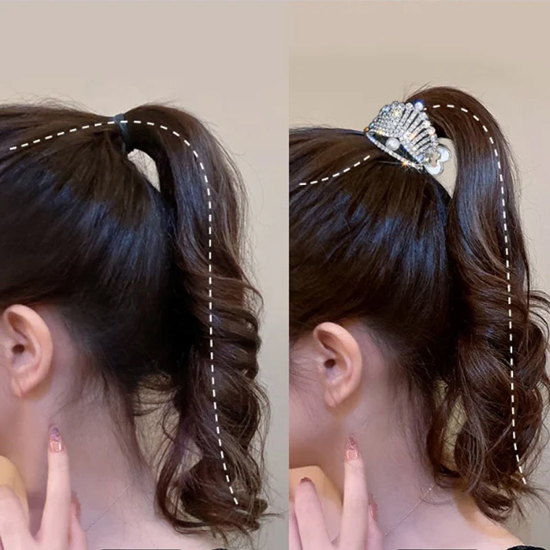 Elegant Crown Hairpin