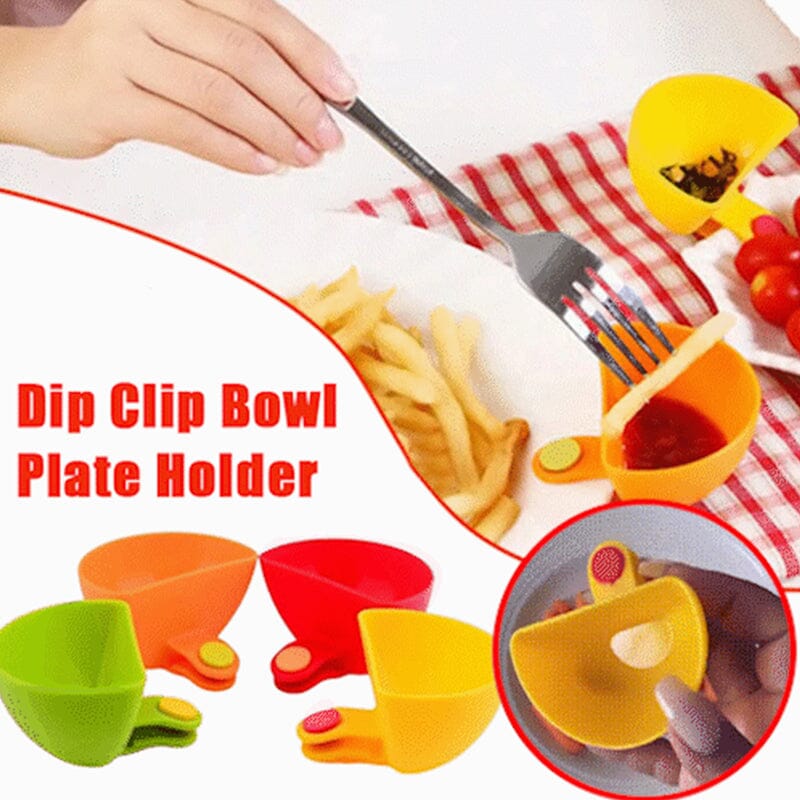Dip Clip Bowl Plate Holder