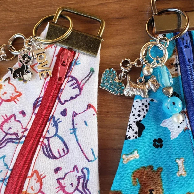 Cute Key Pouch Template Set