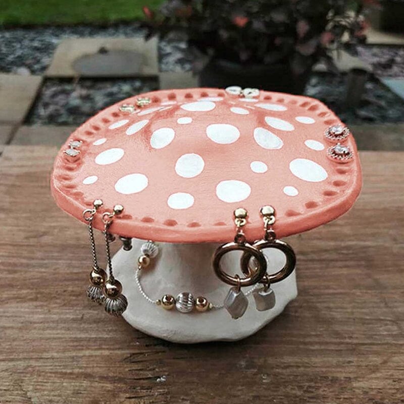 Cute Mushroom Earring Holder