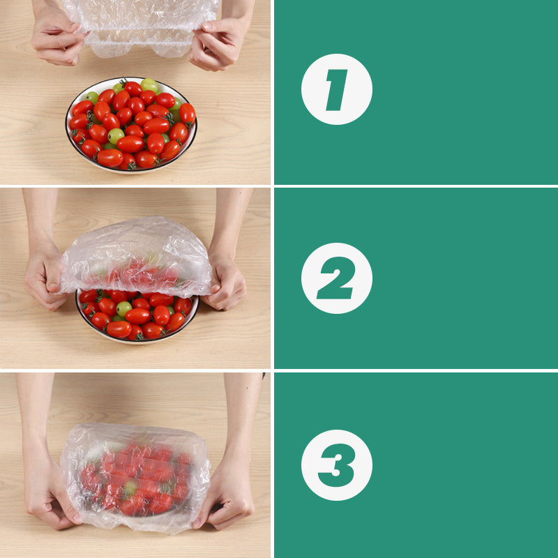 Poly Wrapped Cover 🍉Disposable Plastic Wrap Cover/100pcs – cliprain
