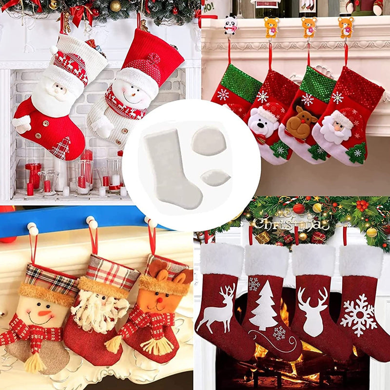 Handmade Christmas Stocking Template Set