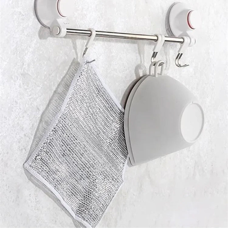 Multipurpose Wire Dishwashing Rags for Wet and Dry(3 PCS)