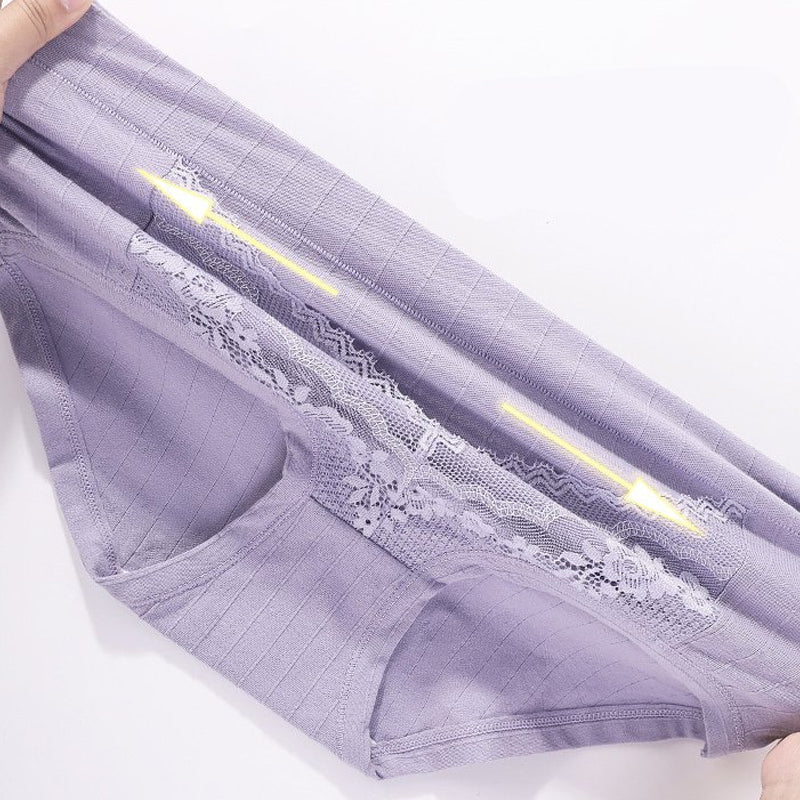 LeakProof Lace Cotton Panties