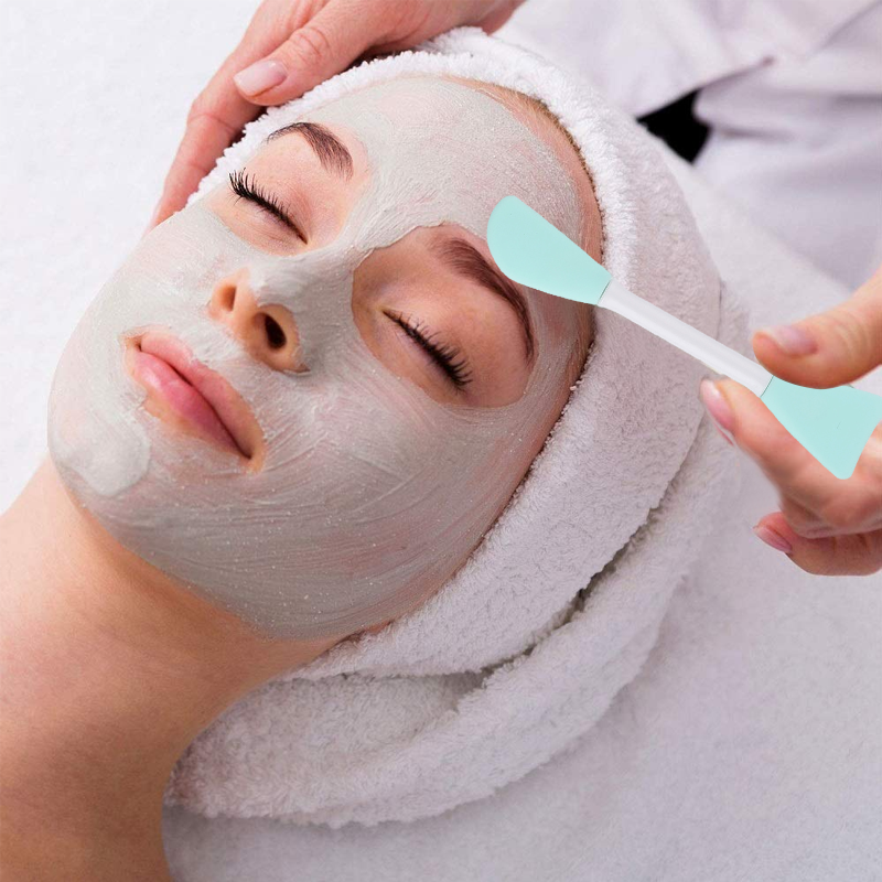 Double-Ended Silicone Face Mask Brush