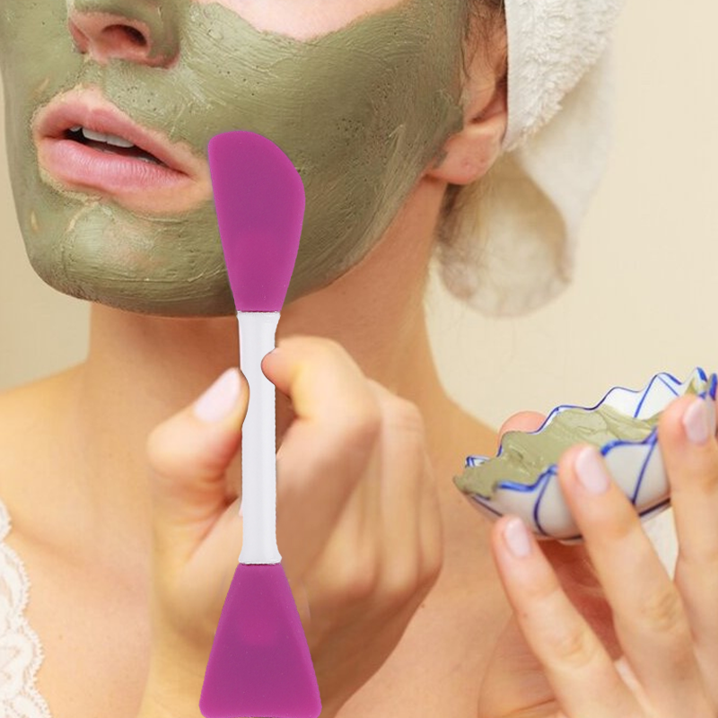 Double-Ended Silicone Face Mask Brush