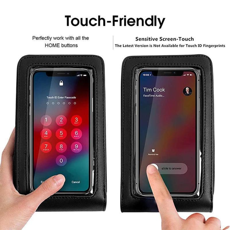 Touch Screen RFID Blocking Cellphone Purse