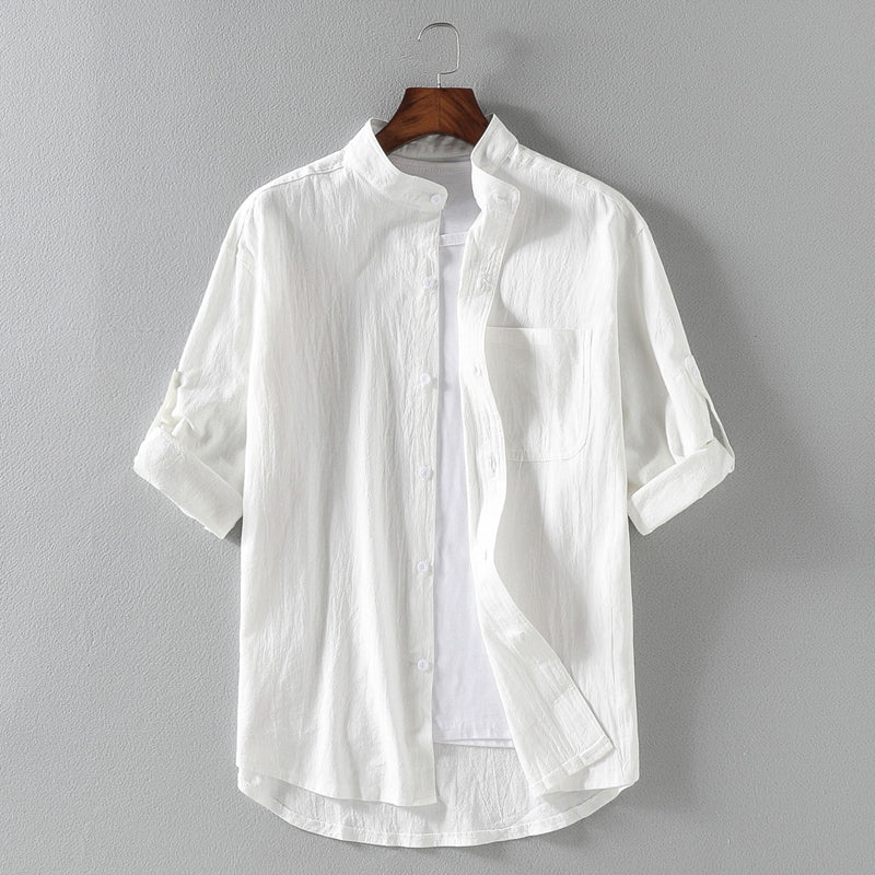 Short Sleeve Linen Shirt
