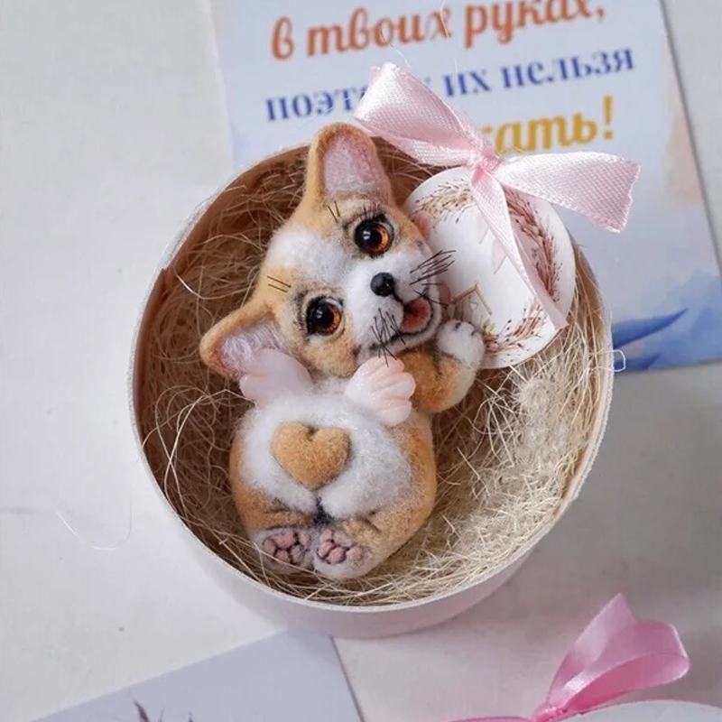 Pre-Sale>>Felt Animal Brooch