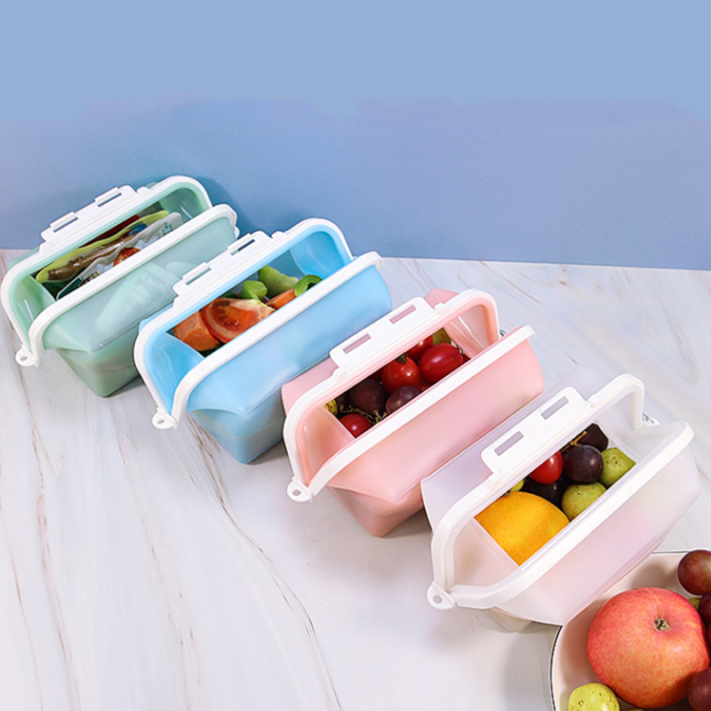 Collapsible Silicone Food Storage Box