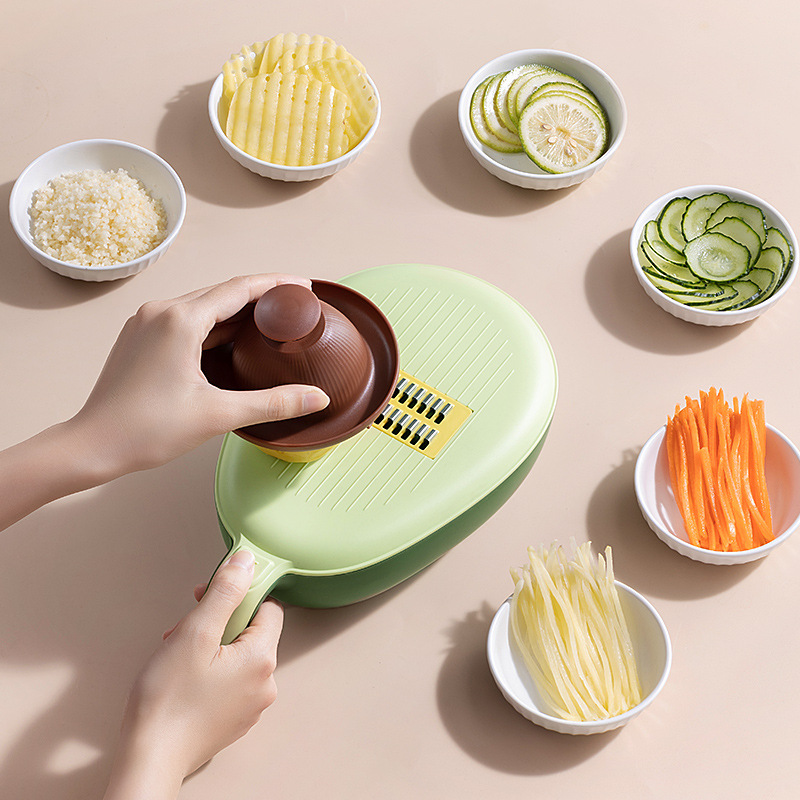 Avocado Shape Vegetable Cutting Chipper