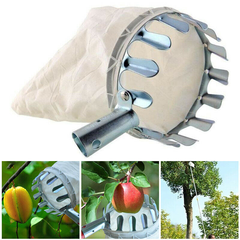 Metal Fruit Picker with Pocket