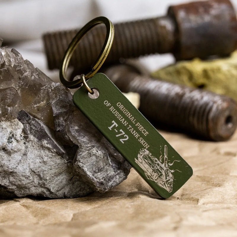 Piece of russian tank keychain – cliprain