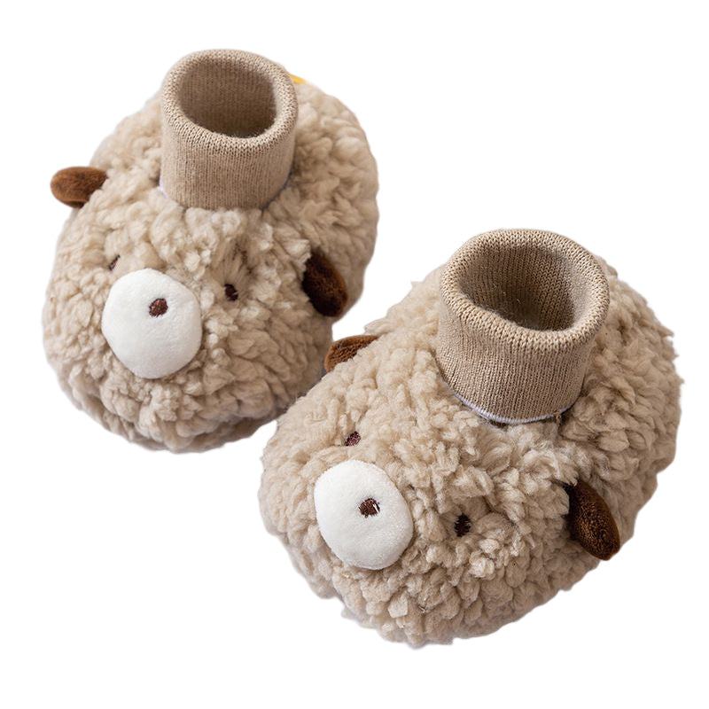 New Baby Cartoon Plush Cotton Toddler Shoes