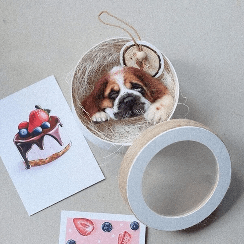 Pre-Sale>>Felt Animal Brooch