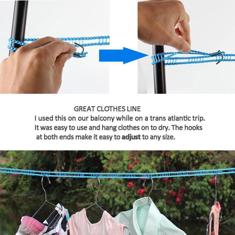 Portable Clothesline for Outdoor & Home (3PCS)