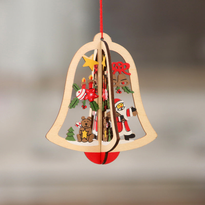 Christmas Wooden Pendant