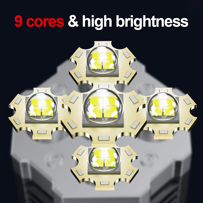 Side Light Multifunctional Strong Light Flashlight Outdoor