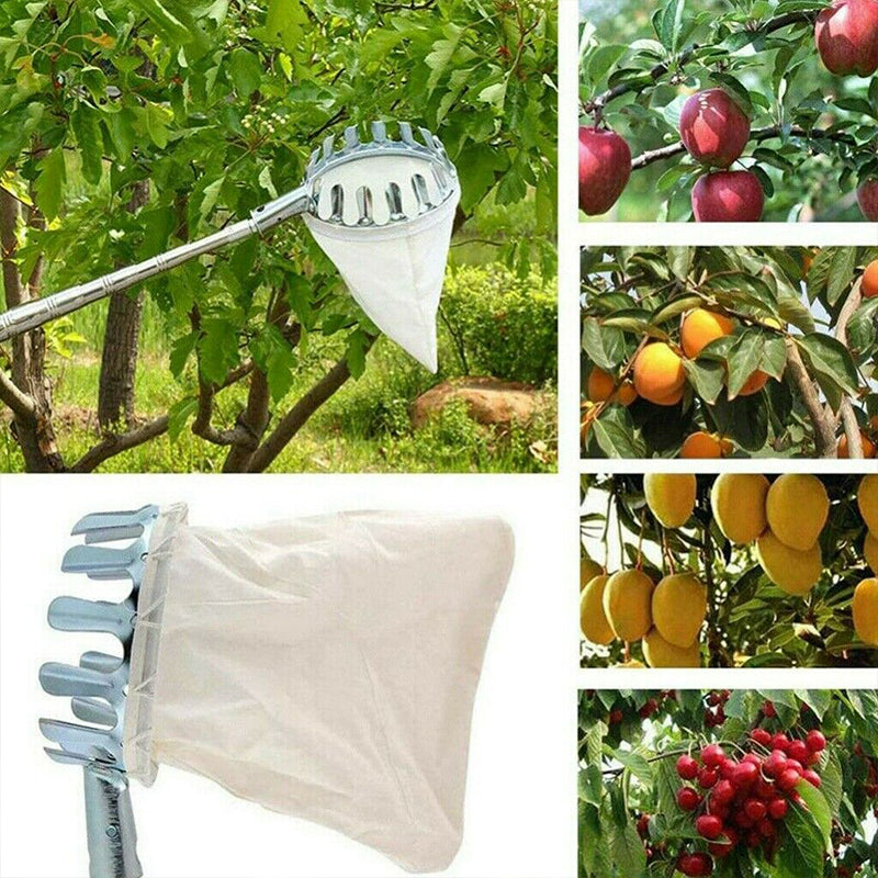 Metal Fruit Picker with Pocket