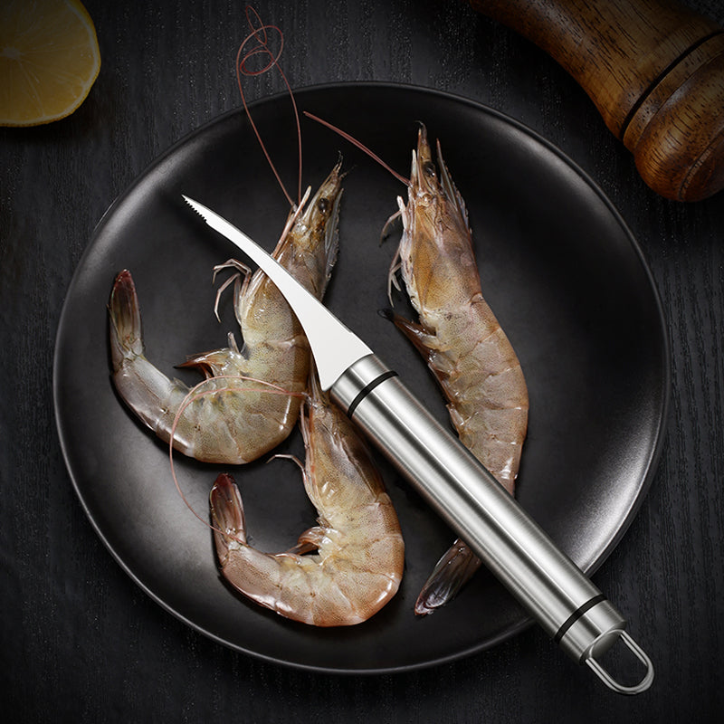 Stainless Steel Shrimp Whisker Peeler Tool