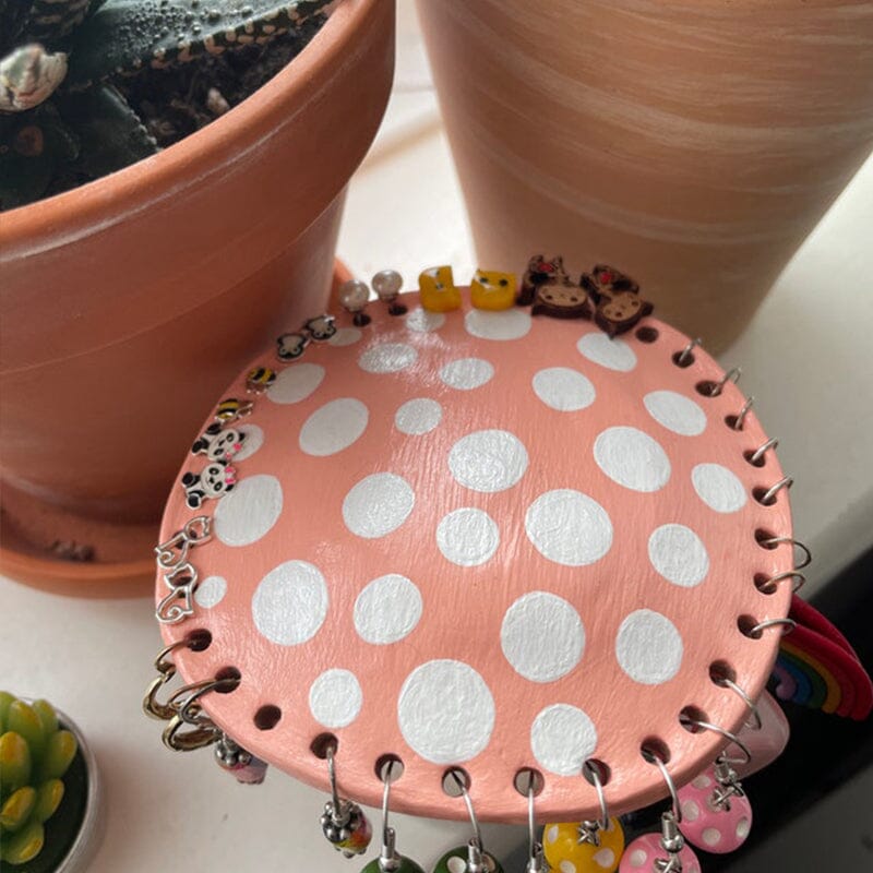 Cute Mushroom Earring Holder