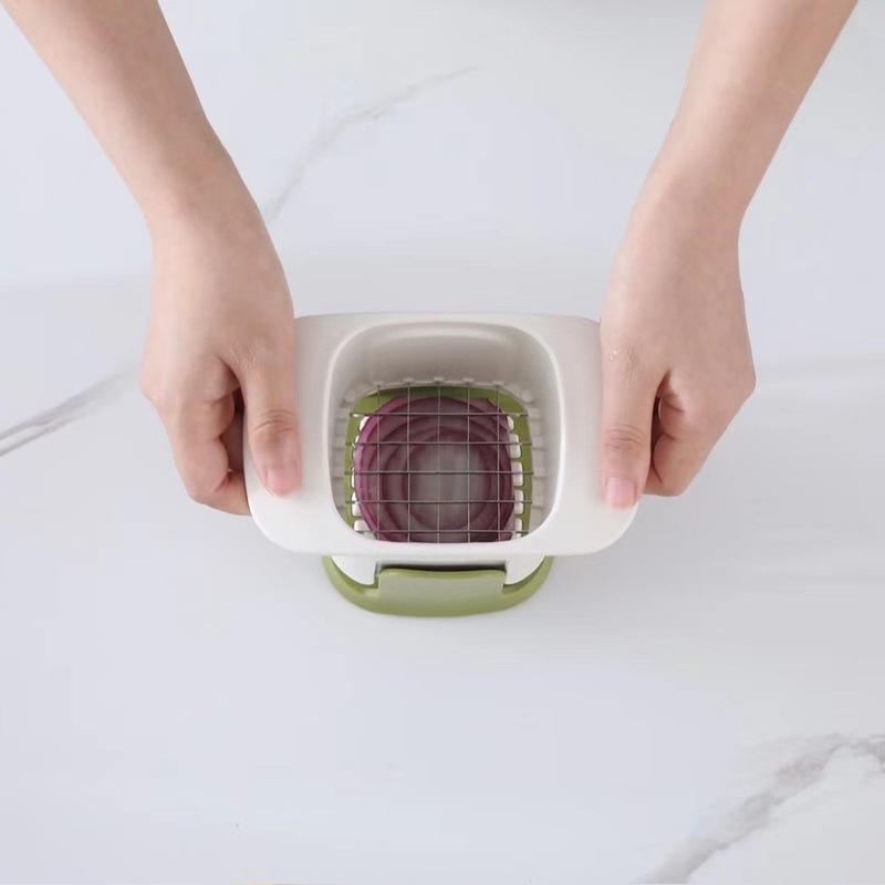 Mini kitchen hand press vegetable cutter