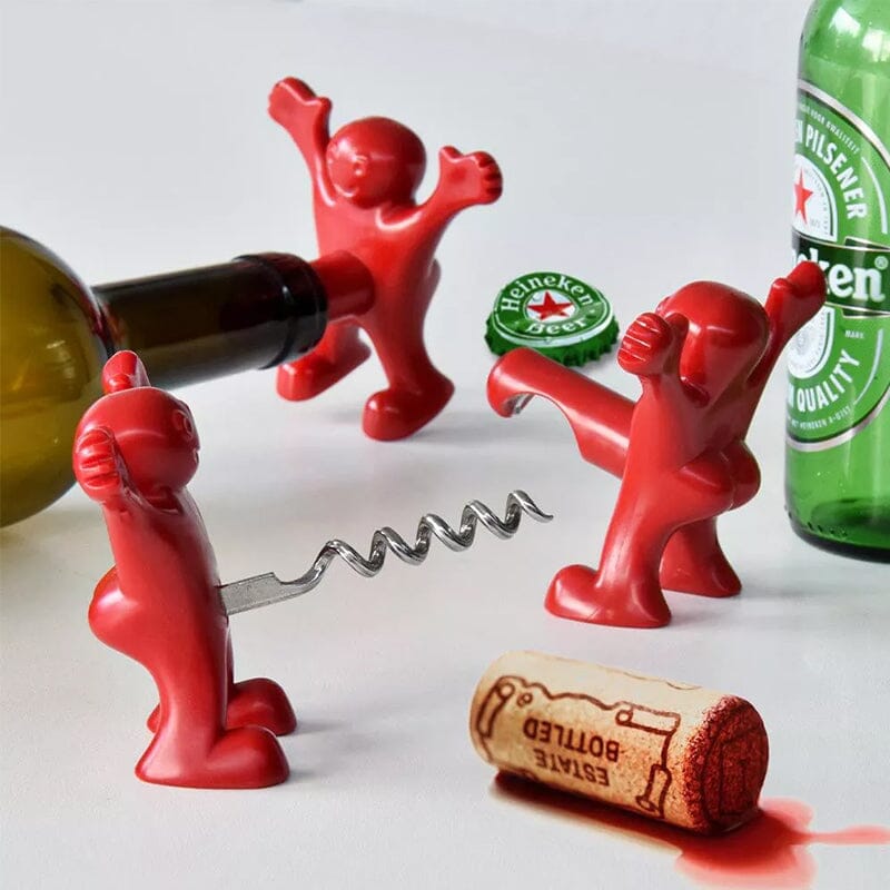 Happy Man Corkscrew