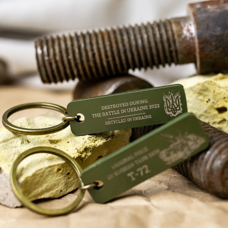 Piece of russian tank keychain – cliprain