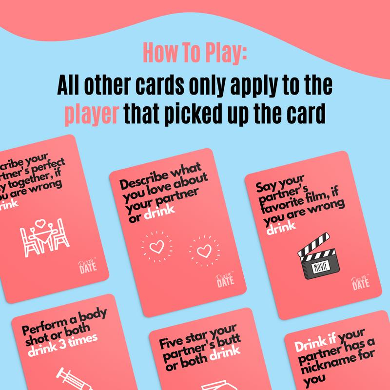 Dizzy Date - The Card Game For Date Nights and Parties