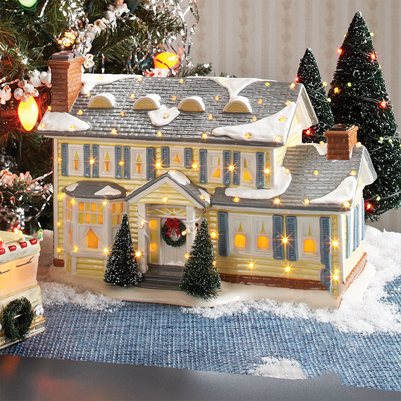 Christmas Vacation Lighted Building Decoration