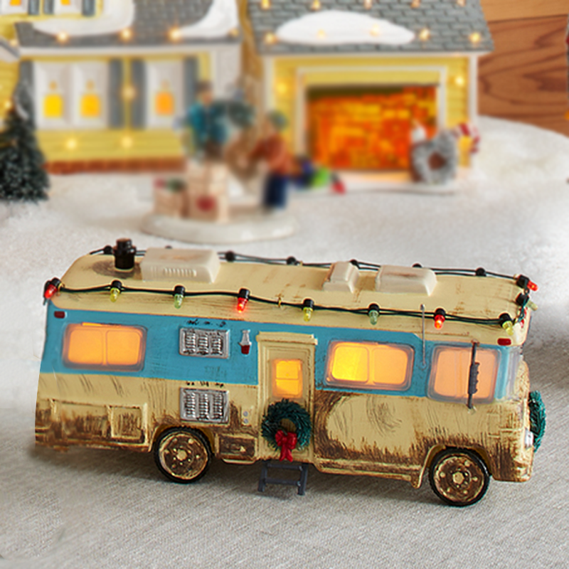 Christmas Vacation Lighted Building Decoration