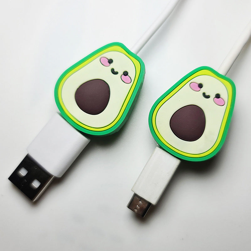 Cartoon Data Cable Protective Sleeve