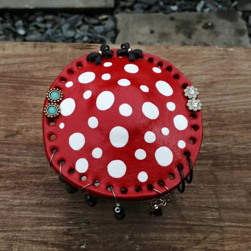 Cute Mushroom Earring Holder