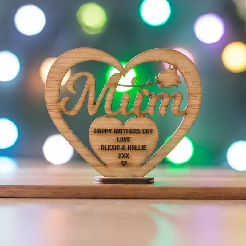 Mother's Day Wooden Ornament