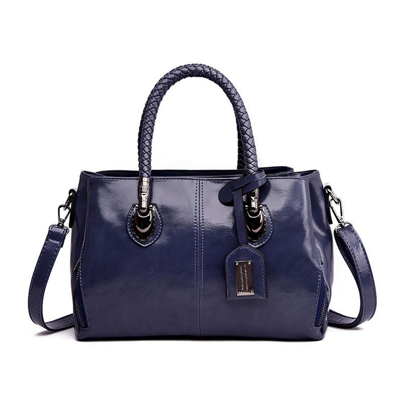 Boston leather handbag for women