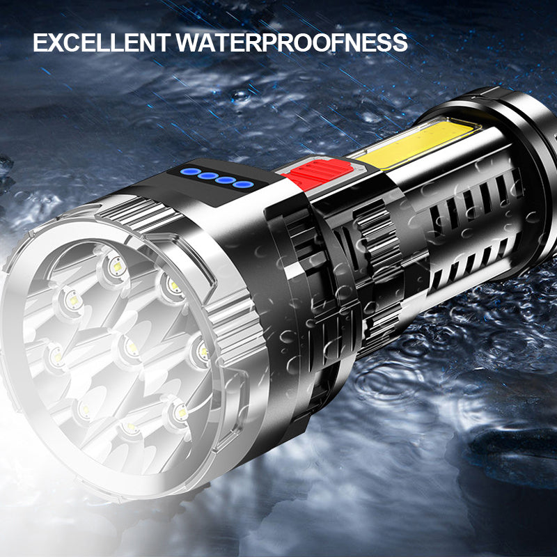 Side Light Multifunctional Strong Light Flashlight Outdoor