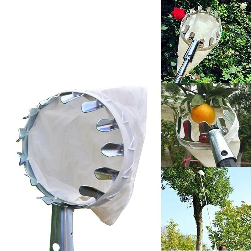 Metal Fruit Picker with Pocket