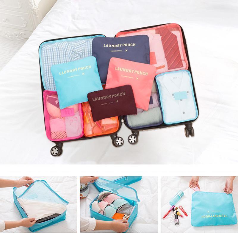 Luggage Packing Organizer Set (6 Pcs)