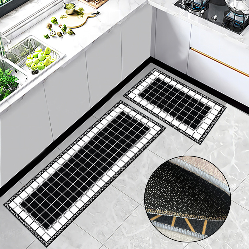 Kitchen Printed Non-Slip Carpet