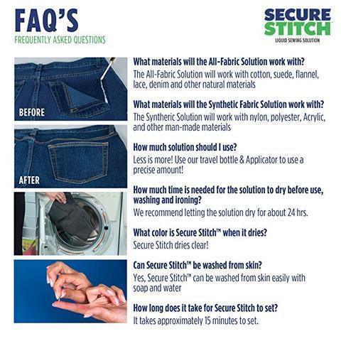 Secure Stitch Liquid Sewing Solution Kit!
