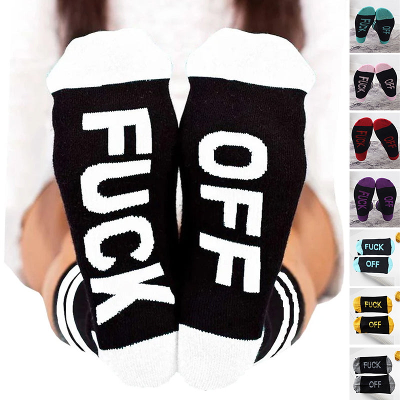 F**K OFF! Creative Funny Casual Sports Socks